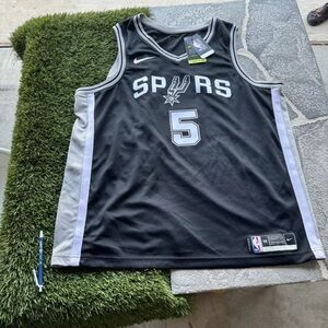 Nike San Antonio Spurs DEJOUNTE MURRARY 48 XXL Icon Edition Ori $110 CW3682-013